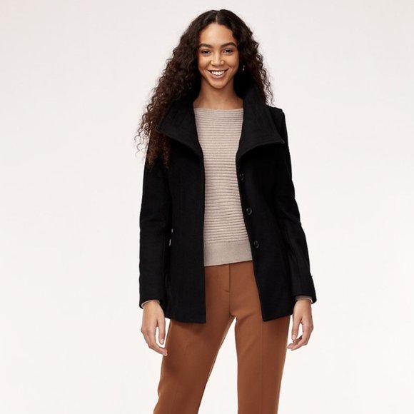 NWOT Aritzia Babaton Spencer Wool Coat - Picture 4 of 9